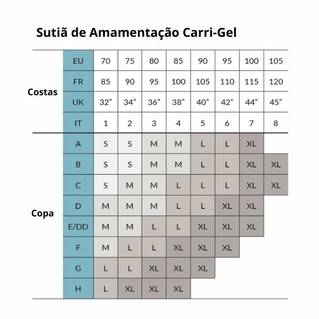 Sutiã de Amamentação com Suporte Carri-Gel Bege Carriwell - Image 3