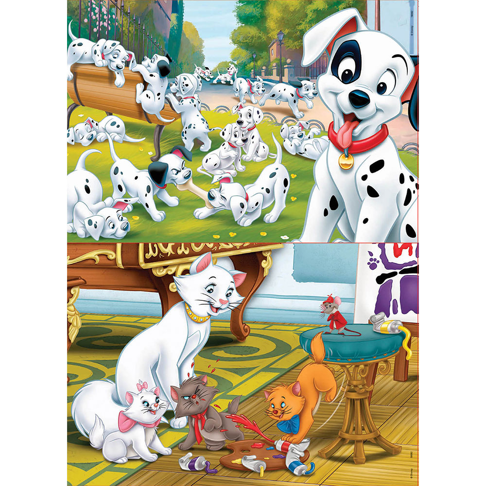 Puzzle Educa Madeira Disney Animals 2×25 Peças - Image 3