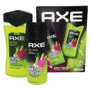 AXE MEN EPIC FRESH (DEO SPRAY 150ML + GEL BANHO 250ML)
