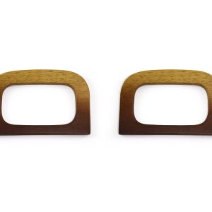 Alça de Madeira Degradê para Bolsa 12cm