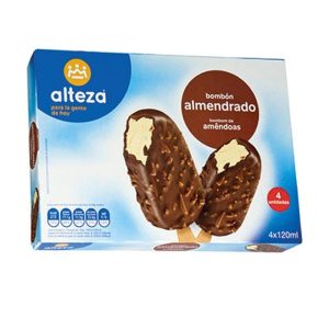 ALTEZA GELADO BOMBOM DE AMENDOA 4x120ml