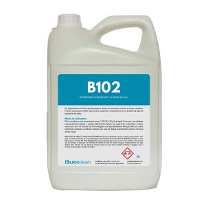 B102 5L – Detergente Desinfetante Superfícies Clorado Em Gel