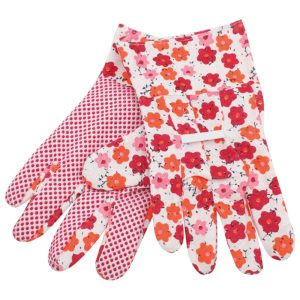 BEST CHOICE LUVAS JARDINAGEM FEMININAS ESTAMPADOS FLORAIS