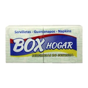 BOX HOGAR GUARDANAPOS BRANCOS/DECORADOS 120 UND