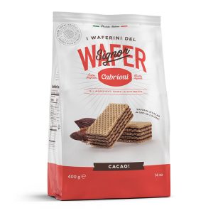 CABRIONI WAFERS MINIATURA CACAU 400GRS