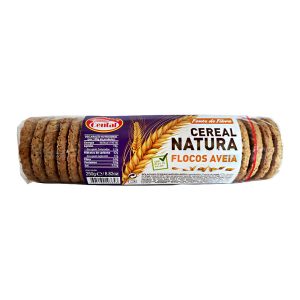 CENTAL CEREAL NATURA BOLACHA FLOCOS AVEIA 250GRS