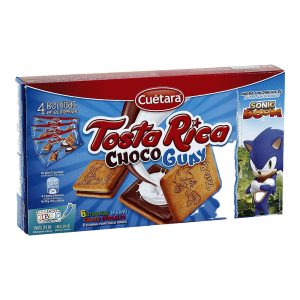 CUÉTARA TOSTA RICA CHOCO GUAY 4BOLSAS 168GRS