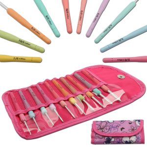 Kit 10 Agulhas Emborrachadas com Estojo
