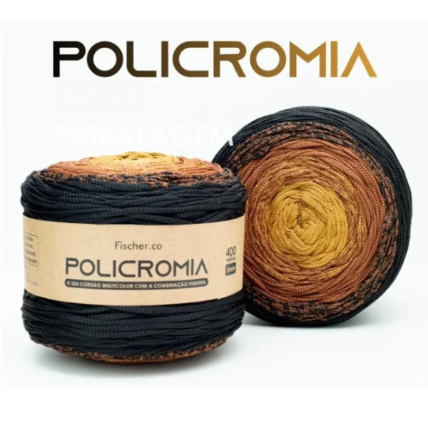 Fio Policromia 100% Poliéster 5mm 400m - Image 2