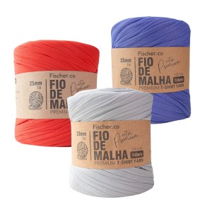 Fio de Malha Poliéster Fischer 25mm Premium 140m