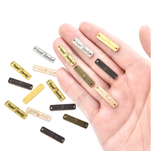 Tag Handmade Metal – Kit de 9 unidades