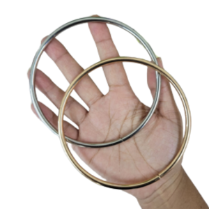 Alça Par Metal Argola Circular 10cm