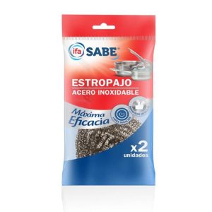 IFA SABE ESFREGÃO DE AÇO INOXIDÁVEL 2UNDS