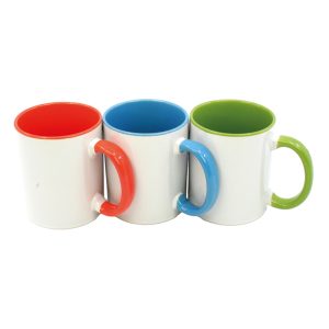 JEAN CANECA CAFÉ PORCELANA C/ALÇA COLORIDA