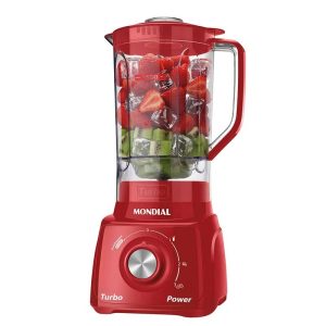Liquidificador Mondial L-99-FR Vermelho com Filtro 3 Velocidades 500W