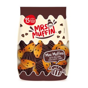 MRS MUFFIN MINI MUFFINS CHOC CHIPS 225GR