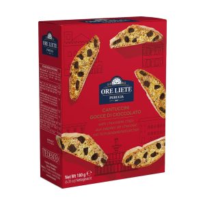 ORE LIETE BISC. CANTUCCINI C/PEPITAS CHOCOLATE 180GRS