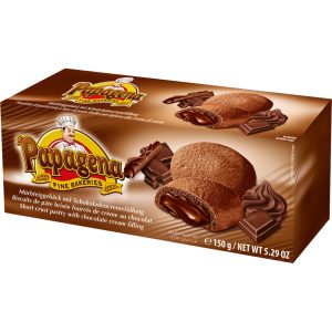 PAPAGENA BISCOITOS C/ RECH. CREME CHOCOLATE 150GRS