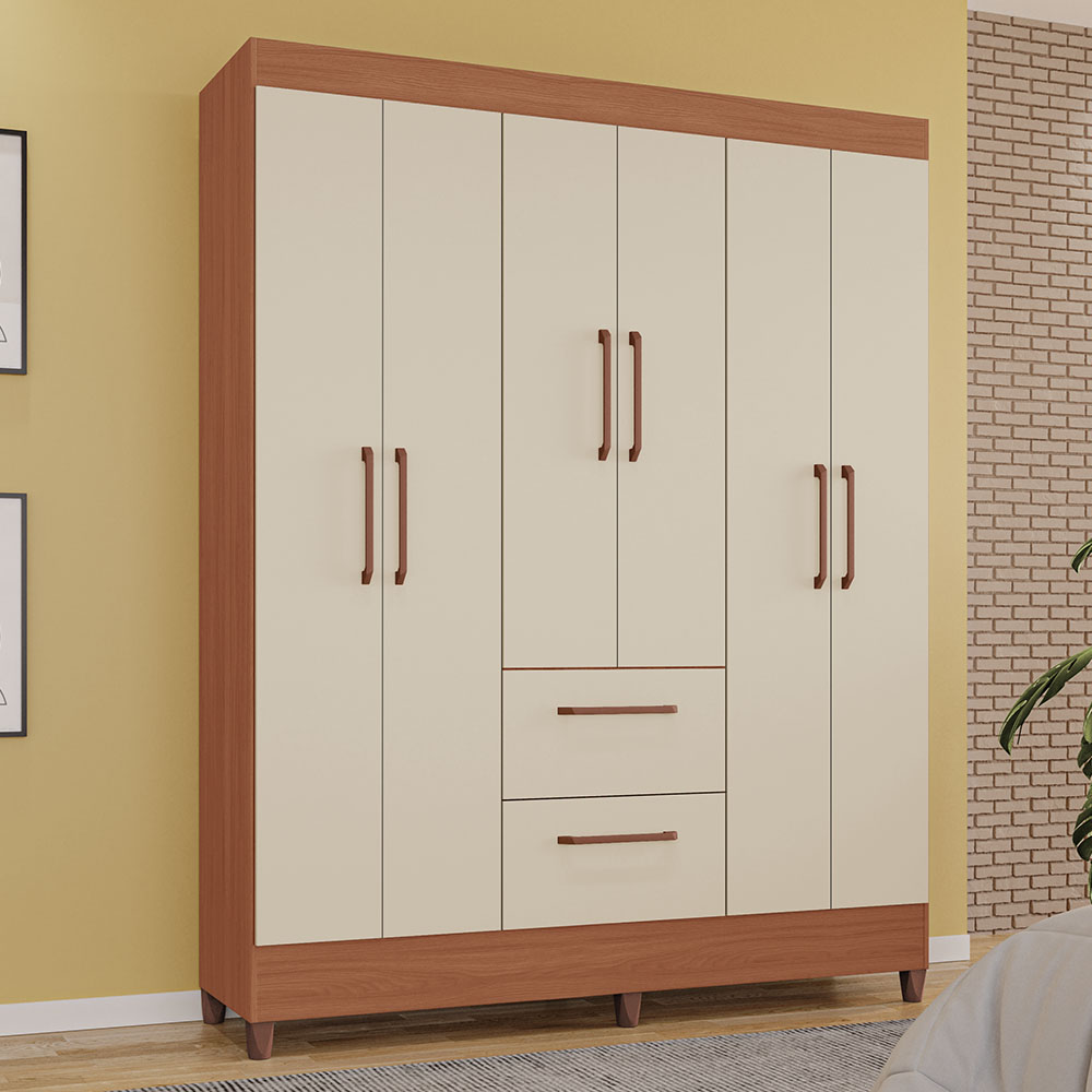 Guarda Roupa Star 6 Portas 100% MDF - Image 2