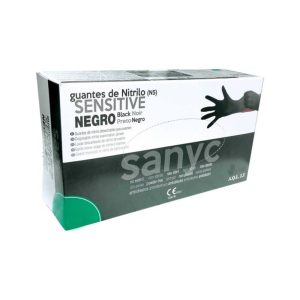SANYC LUVAS DESCARTAVEIS DE NITRILO DE EXAME TAMANHO M 1CX (X100)