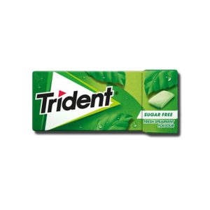 TRIDENT DRAGEIAS FRESH S/AÇUCAR SABOR A HORTELÃ 14GR