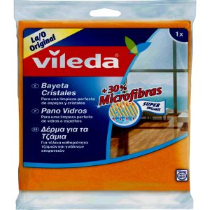 VILEDA PANO CRISTAL VIDROS + 30% MICROFIBRAS 40X36 1UND