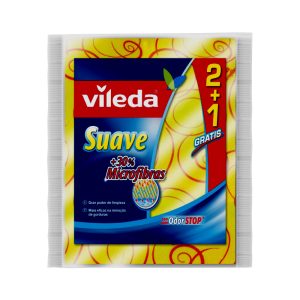 VILEDA PANO SUAVE + 30% MICROFIBRAS 2+1