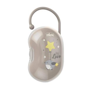 Porta Chupetas Duplo Neutro Chicco