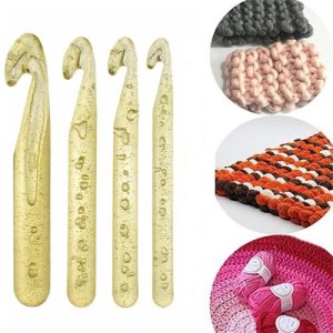 Kit 4 Agulhas Acrílica para Maxxi Crochê – 12.0 ao 20.0mm