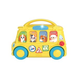 Autocarro Escolar Dos Animais Bilingue PT/EN Chicco