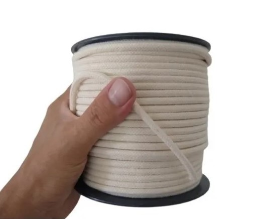 Cordão Algodão Cru Trançado Danitex