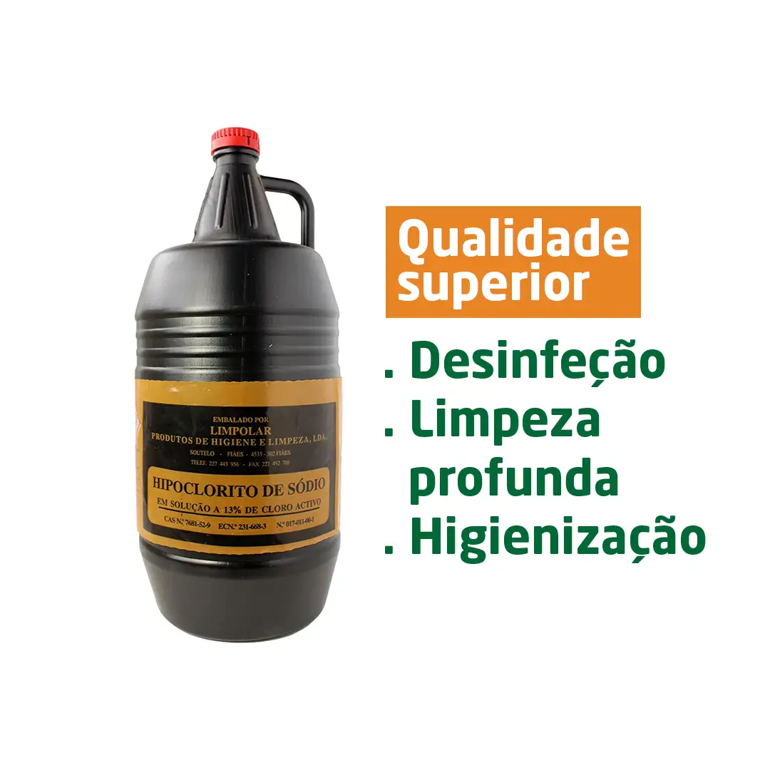 Lixívia Preta Hipoclorito de Sódio 5L - Image 3