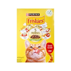 Friskies 5 Promessas Gato Vaco e Frango 400G