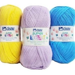 Lã Super Bebê 100g Cisne